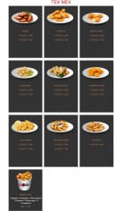 Menu Dream s Pizza - Tex mex