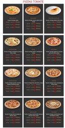 Menu Dream s Pizza - Pizzas tomate