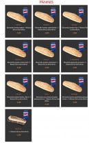 Menu Dream s Pizza - Paninis 