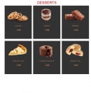 Menu Dream s Pizza - Desserts 