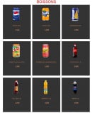 Menu Dream s Pizza - Boissons