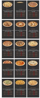 Menu Dream s Pizza - Pizzas tomate suite