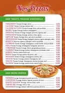 Menu Momo Pizza - Pizzas 