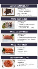 Carte et menu de Lagny Asia à Lagny sur Marne — Les menus