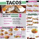 Menu KingFood - Tacos, burgers, sides,...