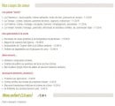 Menu Le Tempo - Les pizzas, plats,...