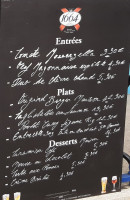 Carte et menu de L'auberge de la Vallée à Villeneuve sur Bellot — Les entrées, plats, desserts