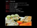 Menu Sushi & CO - Les menus rolls