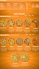 Menu Dream's Pizza - Menus et pizzas