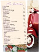 Carte et menu de Pizzeria Da Renato à Fontenay Tresigny — Les entrées