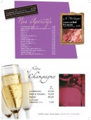 Carte et menu de Pizzeria Da Renato à Fontenay Tresigny — Les apéritifs, champagnes,....