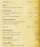 Menu Auberge du Bréon - Les vins blancs et rosés 