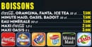 Menu Hot Pizza 77 - Les boissons