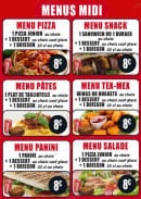 Menu Hot Pizza 77 - Les menus midi