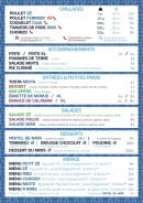Carte et menu de Zé Churrasqueira à Magny le Hongre — Grillades, accompagnements, entrées,...