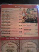 Menu La Tour d' Agadir - Les menus midi