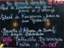 Carte et menu de Au petit Voisenon à Voisenon — Les formules