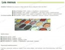 Menu Saladbar Fraîcheur - Les menus