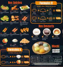 Carte et menu de L' Européen/Bobun Bel-Air à Saint Germain en Laye — Les entrées , desserts et mochi