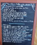 Carte et menu de Le Rosé de Touraine à Clairefontaine en Yveline — Le menu