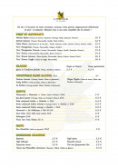 Carte et menu de Limonaia à Clairefontaine en Yveline — Les pizzas, softs, …