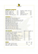Carte et menu de Limonaia à Clairefontaine en Yveline — Mes apéritifs, cocktails, ...