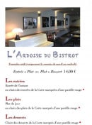 Menu Chez Martin - L'ardoise du bistrot