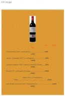 Menu Kazoko - Les vins rouge