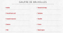 Menu Waffle factory - Gaufre de bruxelles