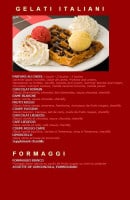 Menu Rosso Caffé - Les glaces et les fromages