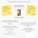 Menu Croc Midi - Les plats cuisinés