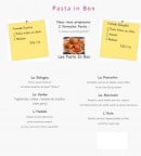 Menu Croc Midi - Les pasta in box