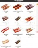 Carte et menu de Kyoto à Montigny le Bretonneux — Les brochettes grillées
