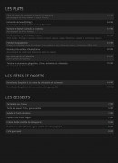Carte et menu de La Table de Savoie & lBretagne à Montigny le Bretonneux — Les plats, pates, risotto...