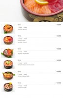 Carte et menu de Plaza Sushi à Montigny le Bretonneux — Les menus chirashis