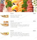 Carte et menu de Plaza Sushi à Montigny le Bretonneux — Les bateaux