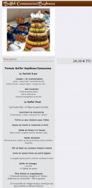 Menu Traiteur en ligne - Le buffet communion/baptemes