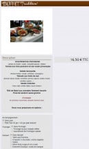 Menu Traiteur en ligne - Le buffet tradition