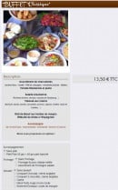 Menu Traiteur en ligne - Le buffet classique