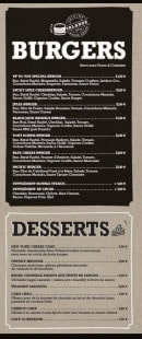 Carte et menu de Up To You à Montigny le Bretonneux — Les burgers et desserts