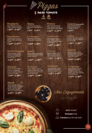 Carte et menu de Woodiz à Montigny le Bretonneux — Les pizzas