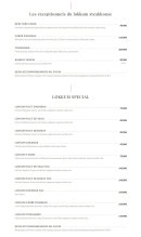 Carte et menu de Lokkum Steakhouse 78 à Buchelay — Le lokkum spécial