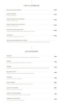 Carte et menu de Lokkum Steakhouse 78 à Buchelay — Les classiques, desserts