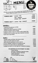 Menu Coffee Break - Les formules, entrées et plats