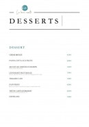 Menu La Bonne Assiette - Les desserts