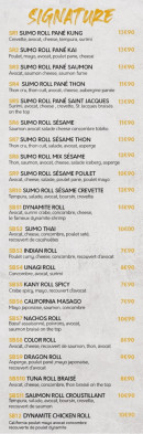 Menu Sabaĩdi - Signatures