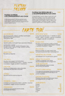 Menu Sabaĩdi - Carte Thaï