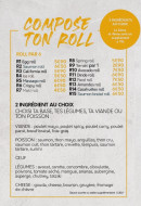 Menu Sabaĩdi - Roll personnalisé