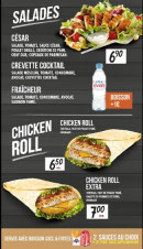 Carte et menu de Food station à Mantes la Ville — Les salades