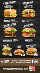 Carte et menu de Food station à Mantes la Ville — Les burgers